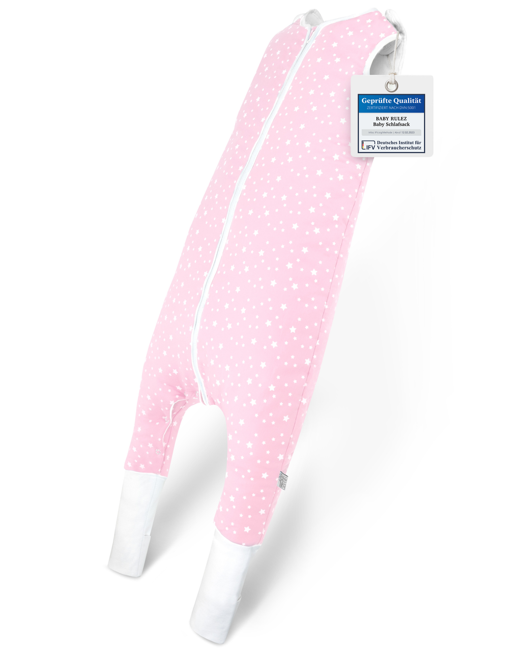 BABYRULEZ® Primo Babyschlafsack mit Füßen zum Umstülpen