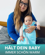 BABYRULEZ® Primo Babyschlafsack mit Füßen zum Umstülpen