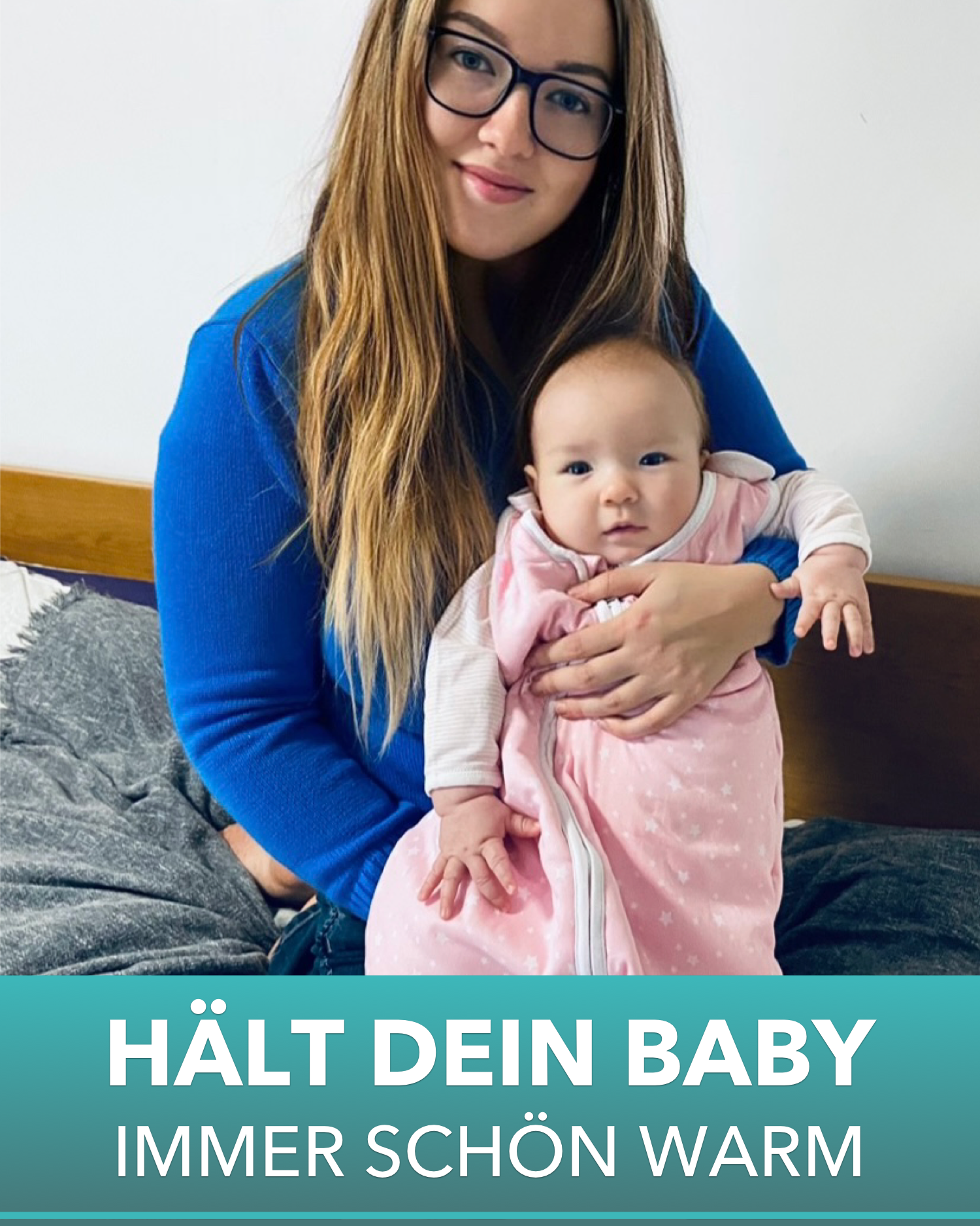 BABYRULEZ® Primo Babyschlafsack mit Füßen zum Umstülpen