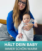 BABYRULEZ® Primo Babyschlafsack mit Füßen zum Umstülpen