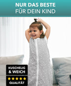 BABYRULEZ® Primo Babyschlafsack mit Füßen zum Umstülpen